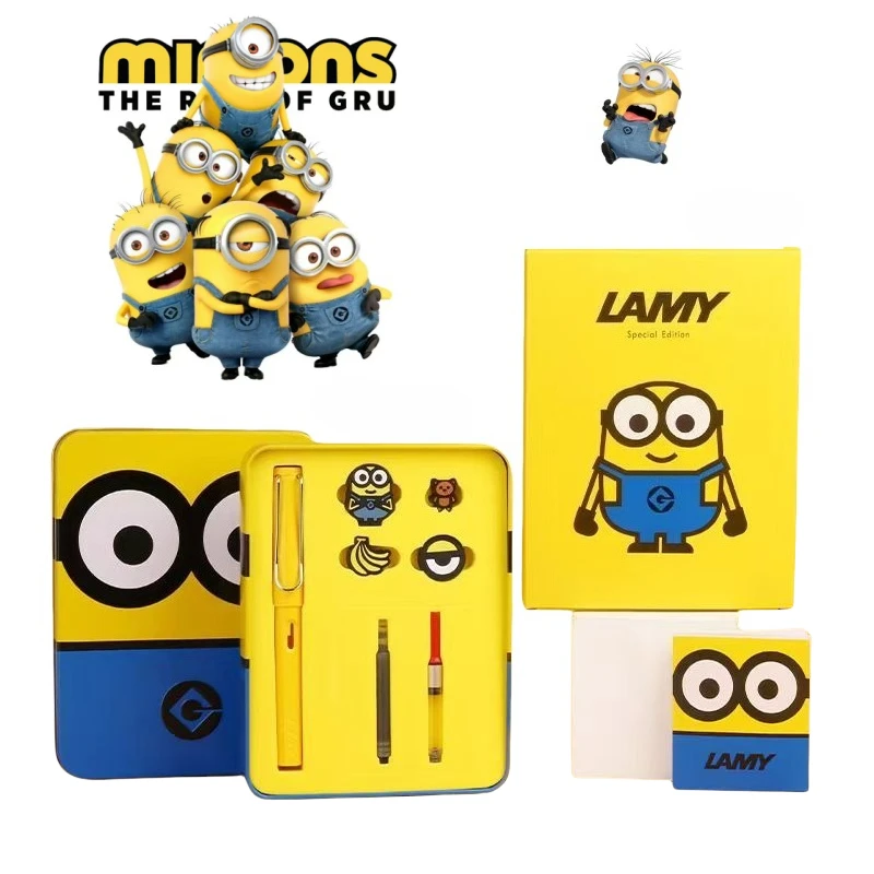 New BeastKingdom Minions Peripherals Cartoon Fountain Pen Pen Set for Students to Practice Writing and Writing Birthday Gift
New BeastKingdom Minions Peripherals Cartoon Fountain Pen Pen Set for Students to Practice Writing and Writing Birthday Gift