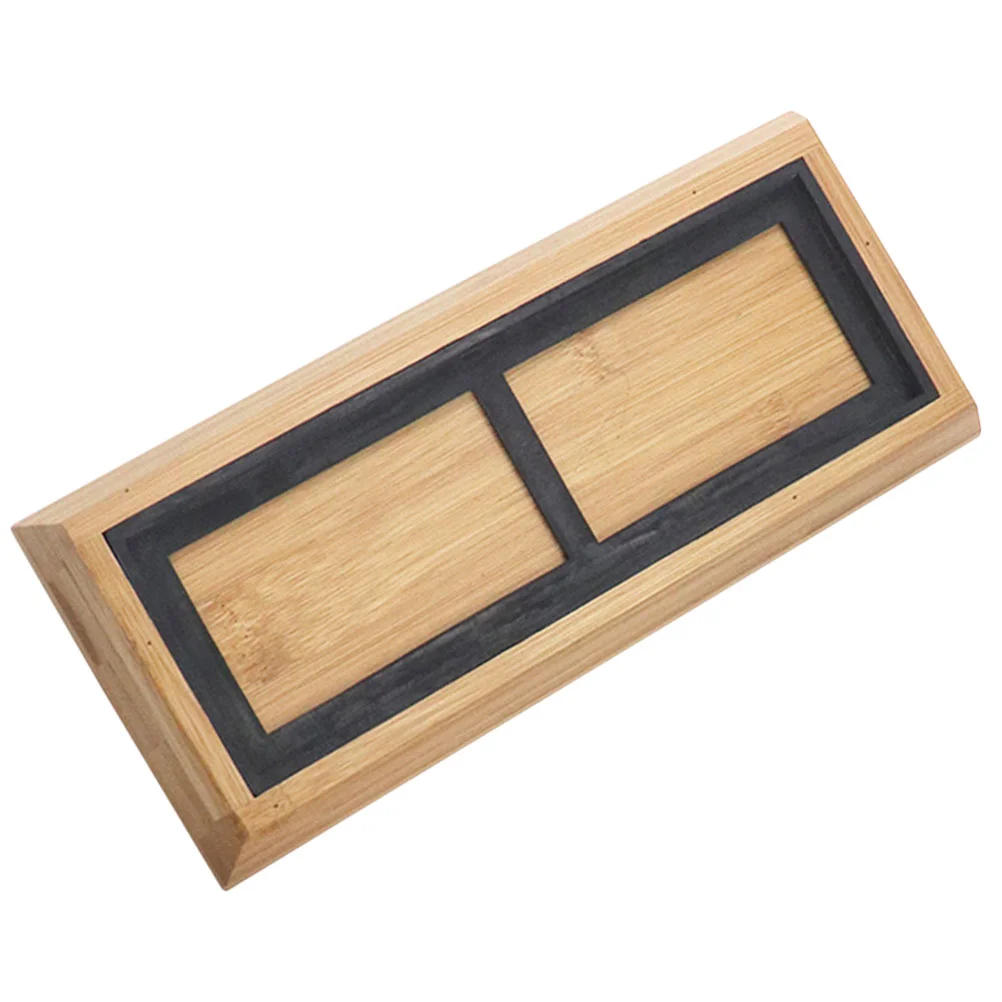 Household Bamboo Whetstone Non-slip Base Fixed Tray Kitchen Home Sharpener Tool Sharpening Chassis Daily Storage Holder Rubber
Household Bamboo Whetstone Non-slip Base Fixed Tray Kitchen Home Sharpener Tool Sharpening Chassis Daily Storage Holder Rubber