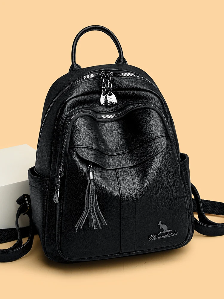 Leather Double Shoulder Bag Women's Casual Travel Soft Cowhide Multifunctional Versatile Backpack Fashionable New 2026
Leather Double Shoulder Bag Women's Casual Travel Soft Cowhide Multifunctional Versatile Backpack Fashionable New 2026