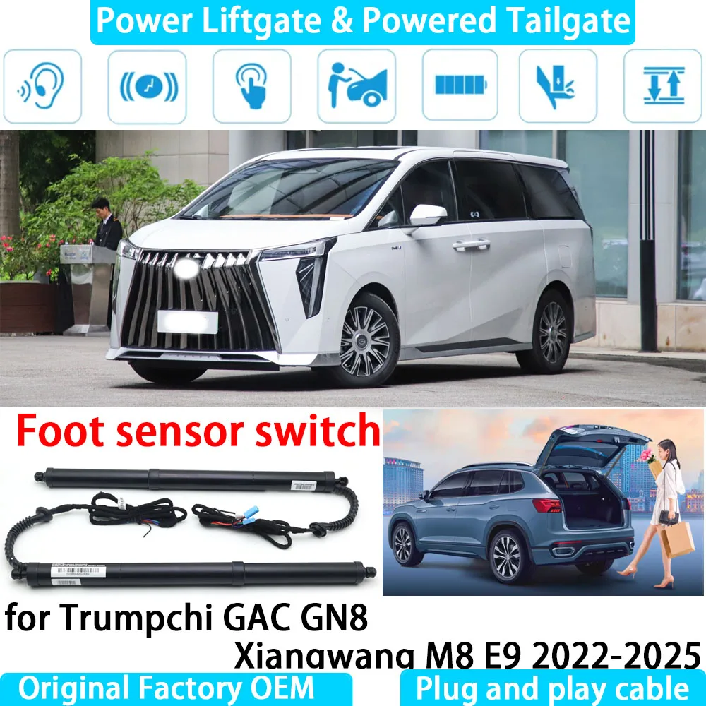 for Trumpchi GAC GN8 Xiangwang M8 E9 2022-2025 Automatic Electric Power Liftgate Powered Tailgate Strut Tail Gate Lift System
for Trumpchi GAC GN8 Xiangwang M8 E9 2022-2025 Automatic Electric Power Liftgate Powered Tailgate Strut Tail Gate Lift System