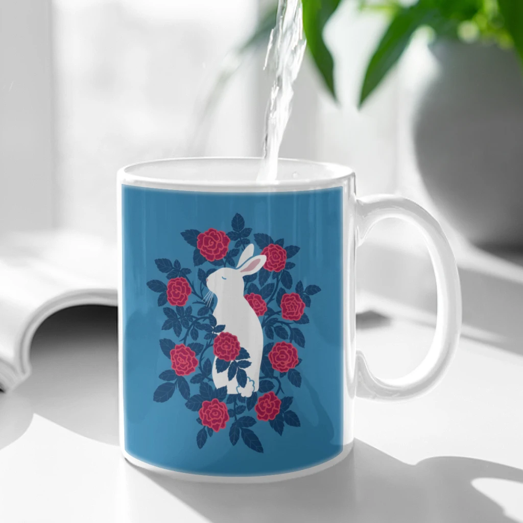 White Rabbit Ceramic Cup Coffee Oatmeal Breakfast Cup Creative Personality Mug
White Rabbit Ceramic Cup Coffee Oatmeal Breakfast Cup Creative Personality Mug