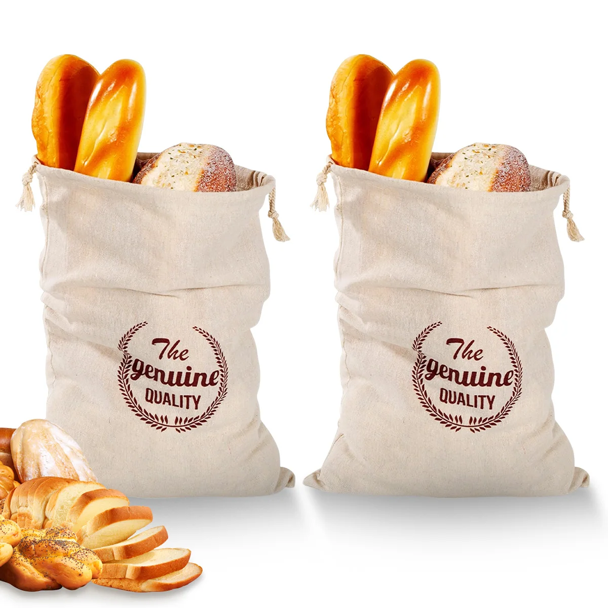 Leeseph Bread Bags, 2pcs Linen Bread Bags for Homemade Bread Container, Reusable Bread Storage, Storage for Artisan Bread
Leeseph Bread Bags, 2pcs Linen Bread Bags for Homemade Bread Container, Reusable Bread Storage, Storage for Artisan Bread