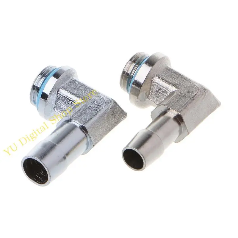 96BA 90 Degree G1/4'' For ID 7-8mm/ 9-11mm Tube for PC Water Cooling Pipe Connector
96BA 90 Degree G1/4'' For ID 7-8mm/ 9-11mm Tube for PC Water Cooling Pipe Connector