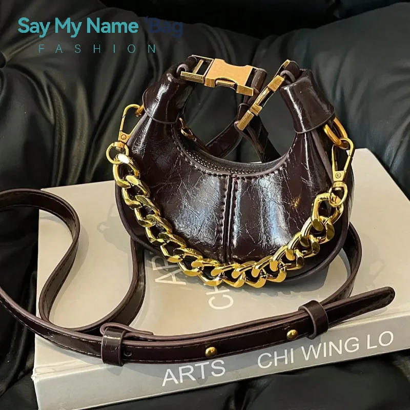 2025 Crescent Moon Bag Luxury Chain Shoulder Purse Women Niche Underarm Sling Trendy Versatile Handheld Tote
2025 Crescent Moon Bag Luxury Chain Shoulder Purse Women Niche Underarm Sling Trendy Versatile Handheld Tote