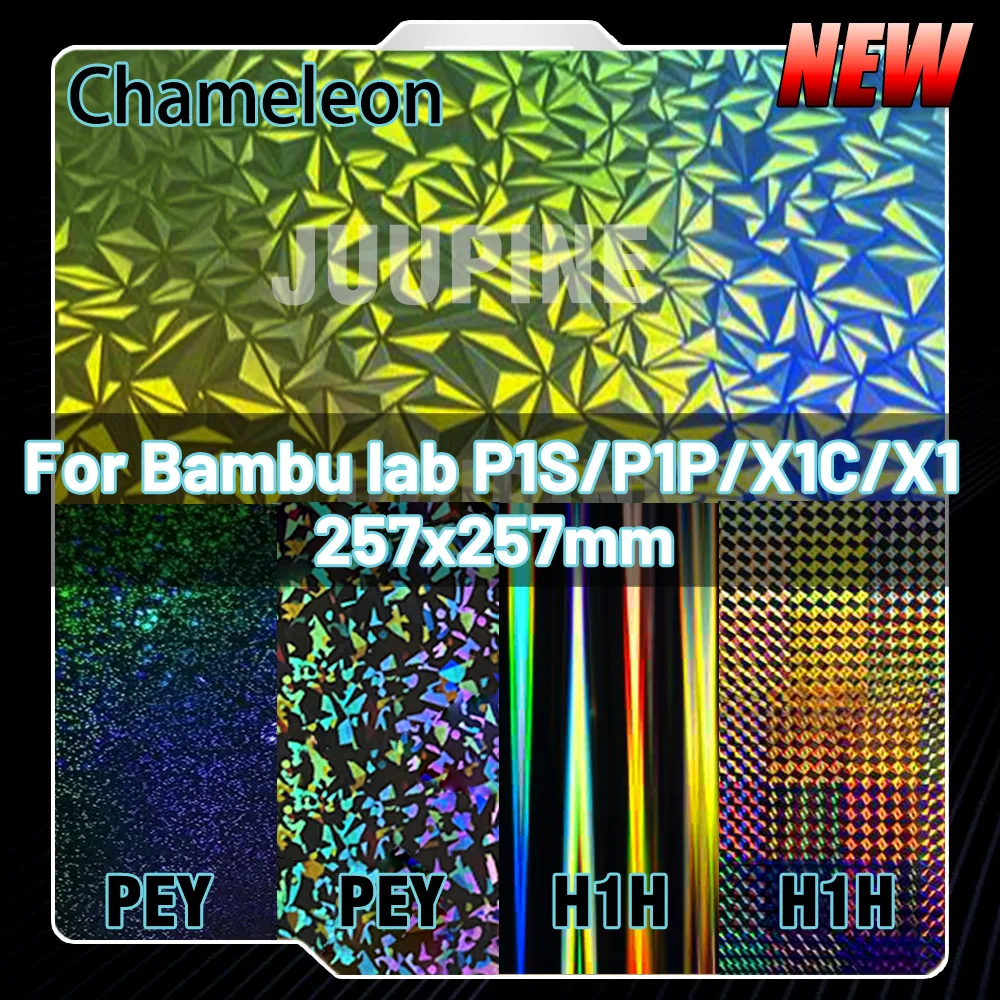 Строительная пластина Juupine для Bambu, пружинный стальной лист 257x25 7, H1H PEY PET PEO Хамелеон для Bambulab X1 Carbon Bambu Lab P1s P1p A1
Строительная пластина Juupine для Bambu, пружинный стальной лист 257x25 7, H1H PEY PET PEO Хамелеон для Bambulab X1 Carbon Bambu Lab P1s P1p A1