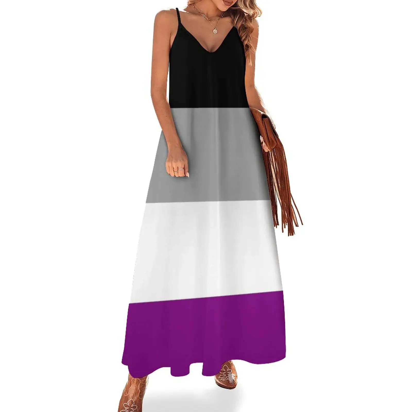 Seamless Repeating Asexual Pride Flag Pattern Sleeveless Dress clothes for woman Evening dresses Beachwear Dress
Seamless Repeating Asexual Pride Flag Pattern Sleeveless Dress clothes for woman Evening dresses Beachwear Dress