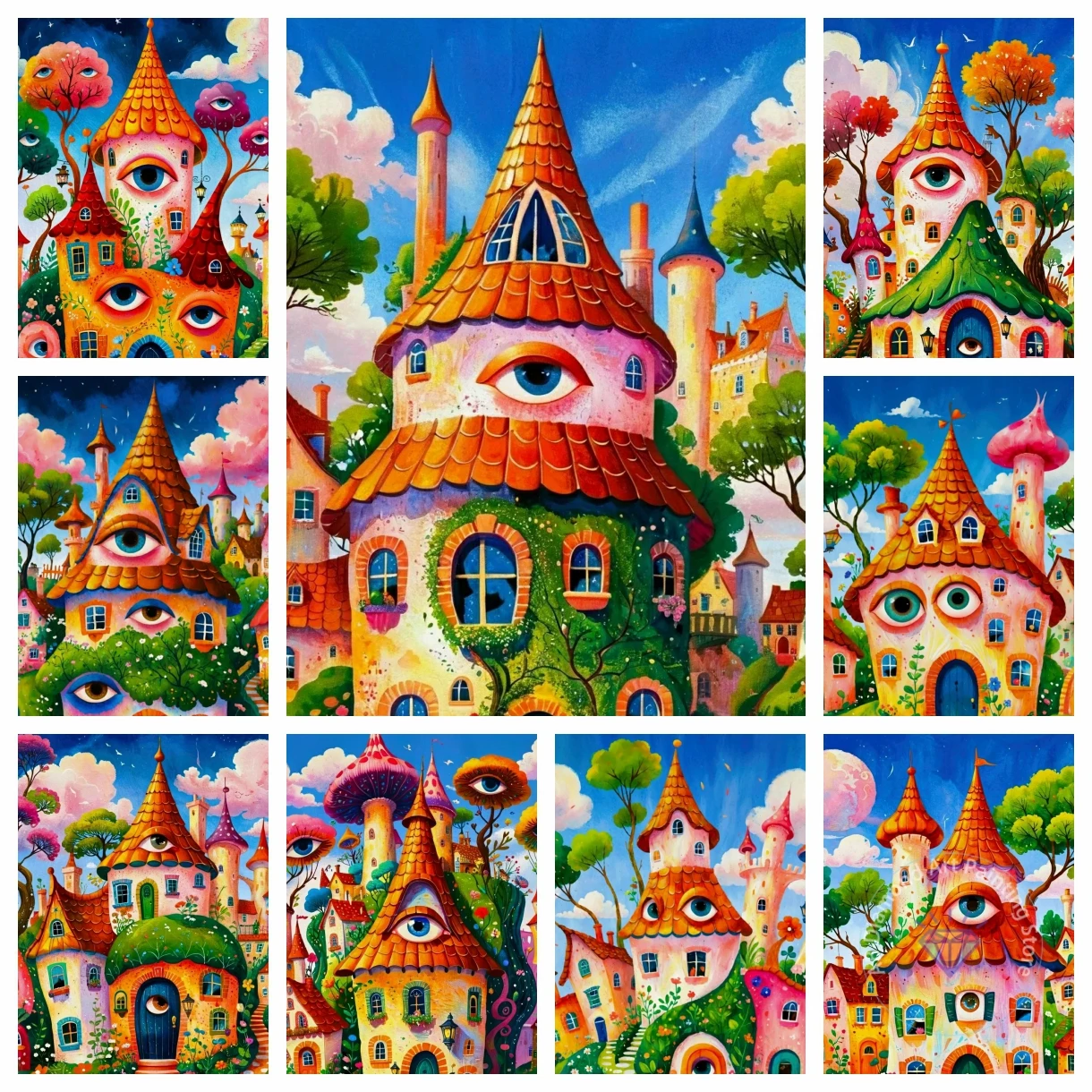 Magic Castle AB Diamond Painting Kit Embroidery Color Oil Painting Hand Mosaic Art 5D Home decor Gift for children
Magic Castle AB Diamond Painting Kit Embroidery Color Oil Painting Hand Mosaic Art 5D Home decor Gift for children