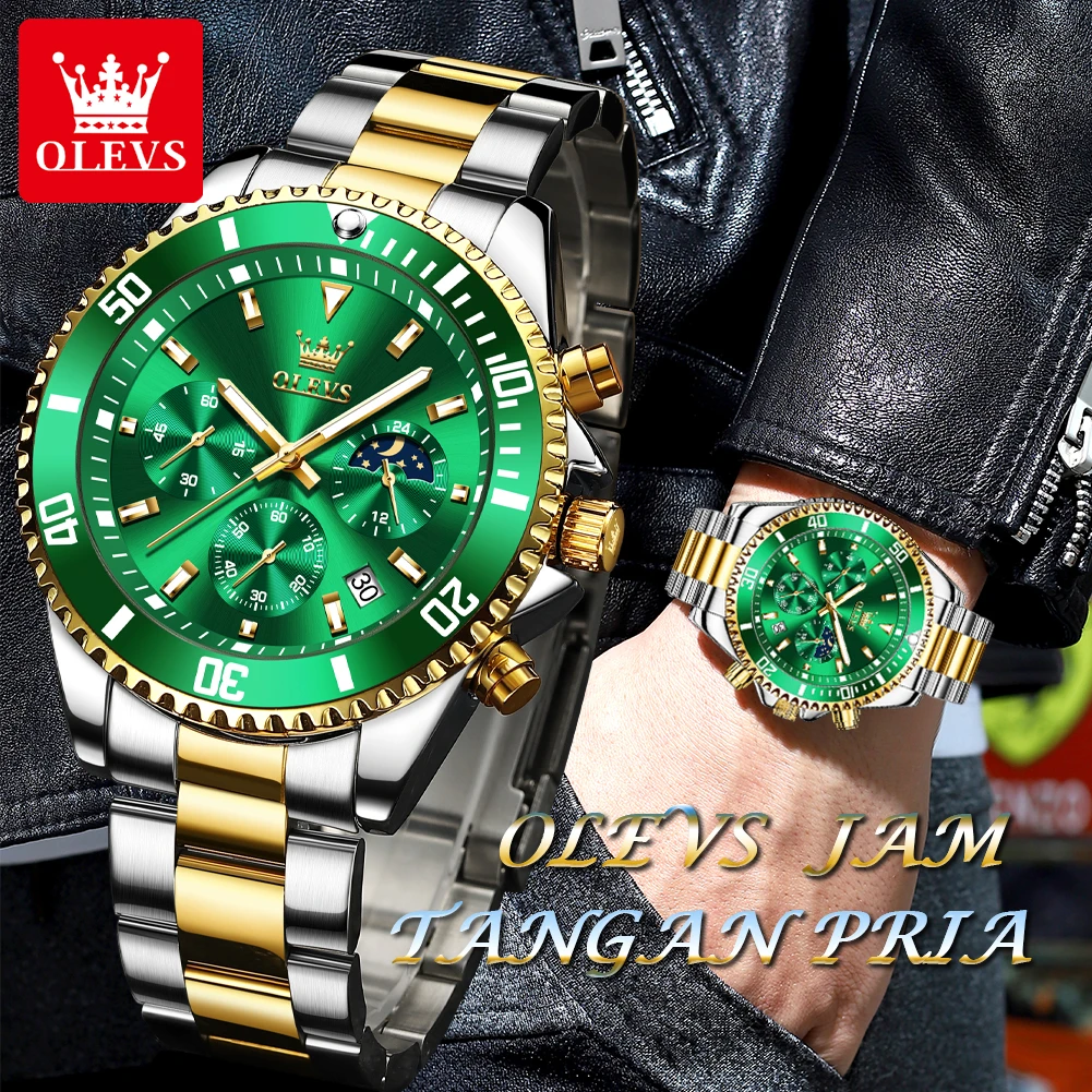 OLEVS 2870 Brand original authentic watches for man luxury Gift Box Steel band multifunctional quartz men's watch
OLEVS 2870 Brand original authentic watches for man luxury Gift Box Steel band multifunctional quartz men's watch