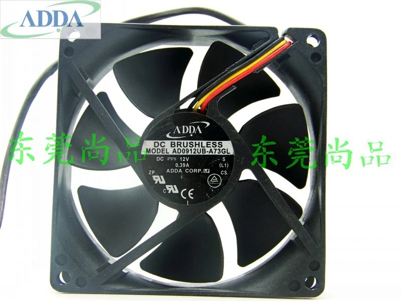 FOR ADDA new original instrument cooling fan AD0912UB-A73GL Server 9225 12V fan
FOR ADDA new original instrument cooling fan AD0912UB-A73GL Server 9225 12V fan