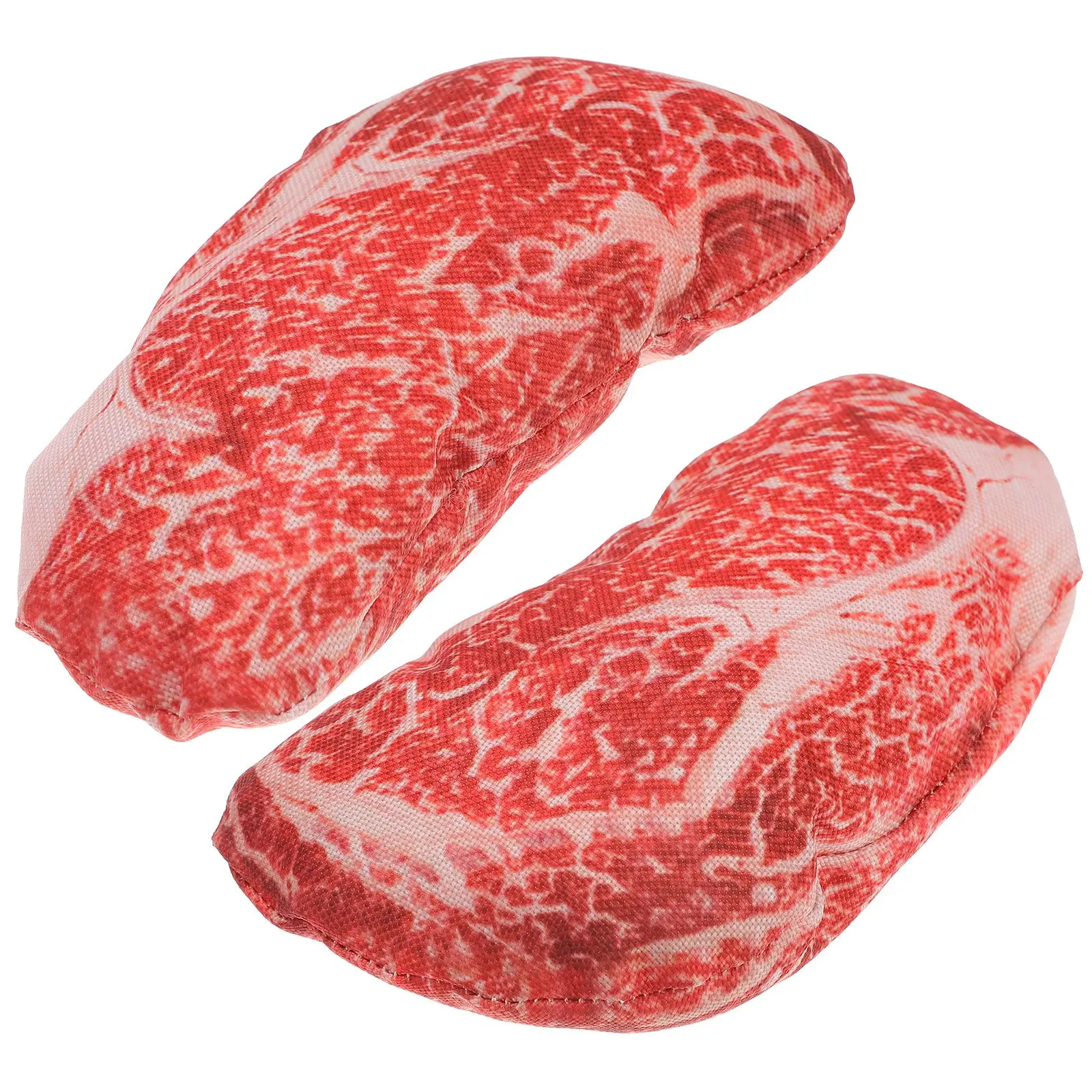 2 Pcs Artificial Steak Toys Pet Chew Clean Puppy Teething Playthings Fake Food Meat
2 Pcs Artificial Steak Toys Pet Chew Clean Puppy Teething Playthings Fake Food Meat