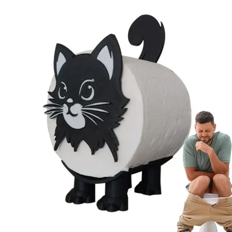 Toilet Paper Holder Cute Cat Toilet Paper Roll Storage Holder Bathroom Self-standing Tissue Rack Aesthetic Accessory For
Toilet Paper Holder Cute Cat Toilet Paper Roll Storage Holder Bathroom Self-standing Tissue Rack Aesthetic Accessory For