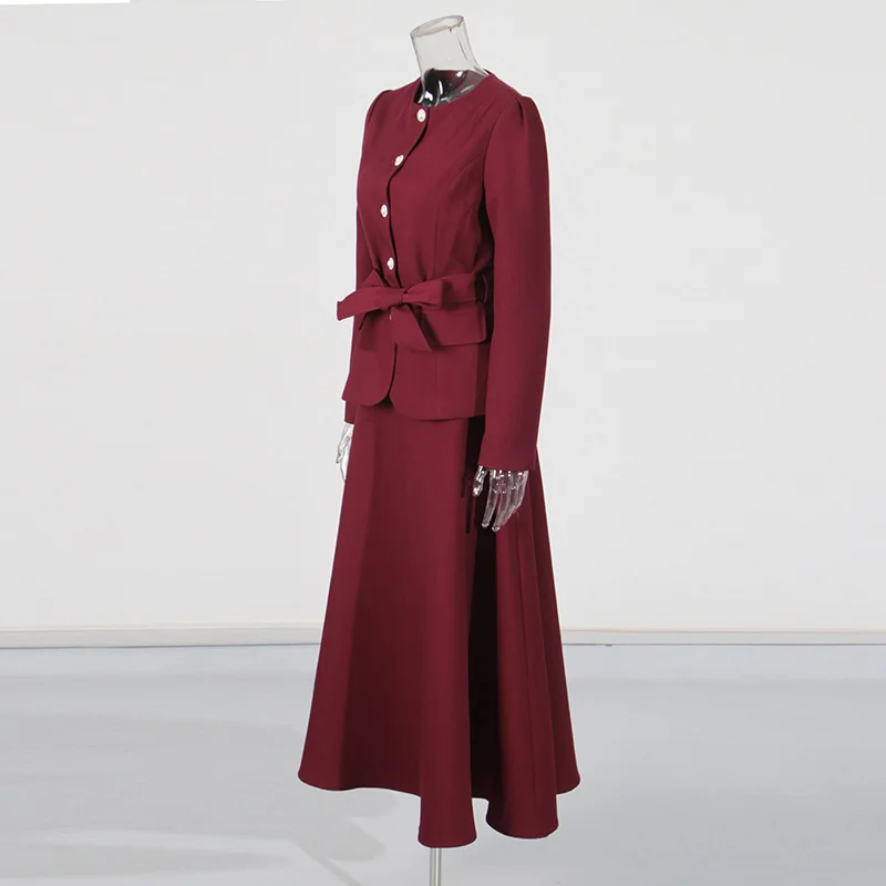 2025 Spring New Fashionable Casual Round Neck Single Breasted Strap Up Top With Temperament Slimming High Waist Skirt Set
2025 Spring New Fashionable Casual Round Neck Single Breasted Strap Up Top With Temperament Slimming High Waist Skirt Set