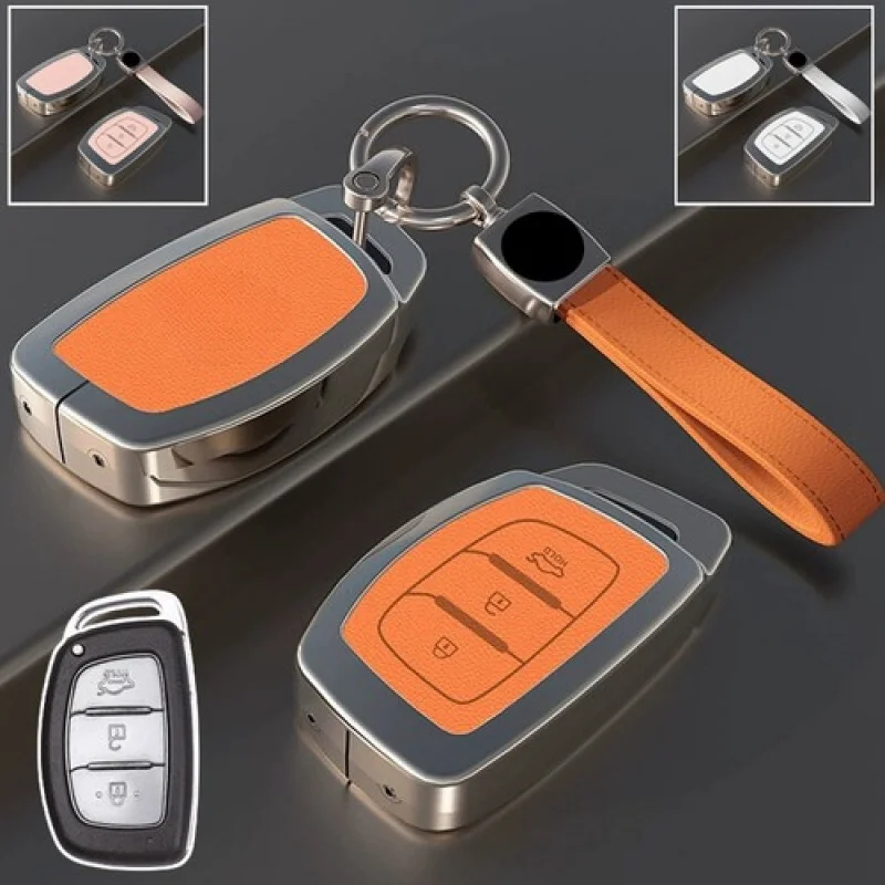 A + кожаный чехол для ключей из цинкового сплава для Hyundai Elantra Tucson Sonata
A + кожаный чехол для ключей из цинкового сплава для Hyundai Elantra Tucson Sonata