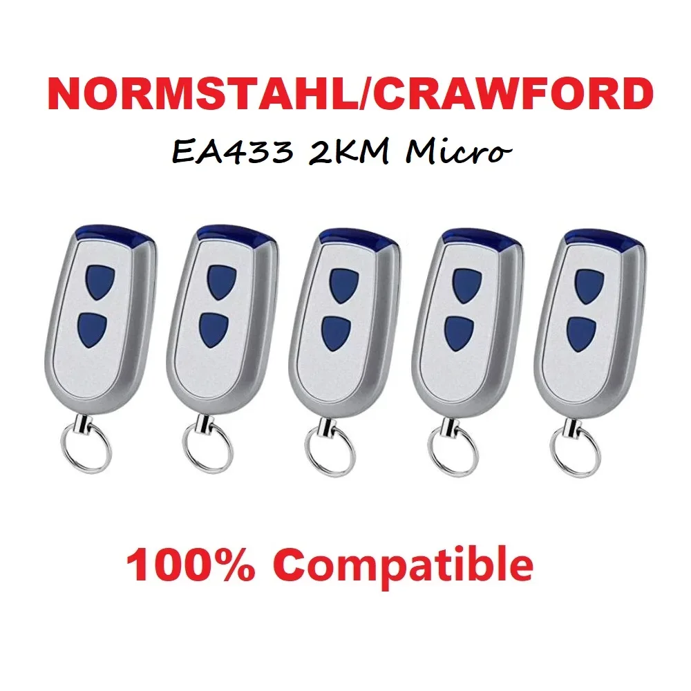 5/20PCS Normstahl / Crawford Standard Steel EA433 2KS 4KS RCU N002800 Garage Door Remote Control 433.92MHz Rolling Code
5/20PCS Normstahl / Crawford Standard Steel EA433 2KS 4KS RCU N002800 Garage Door Remote Control 433.92MHz Rolling Code