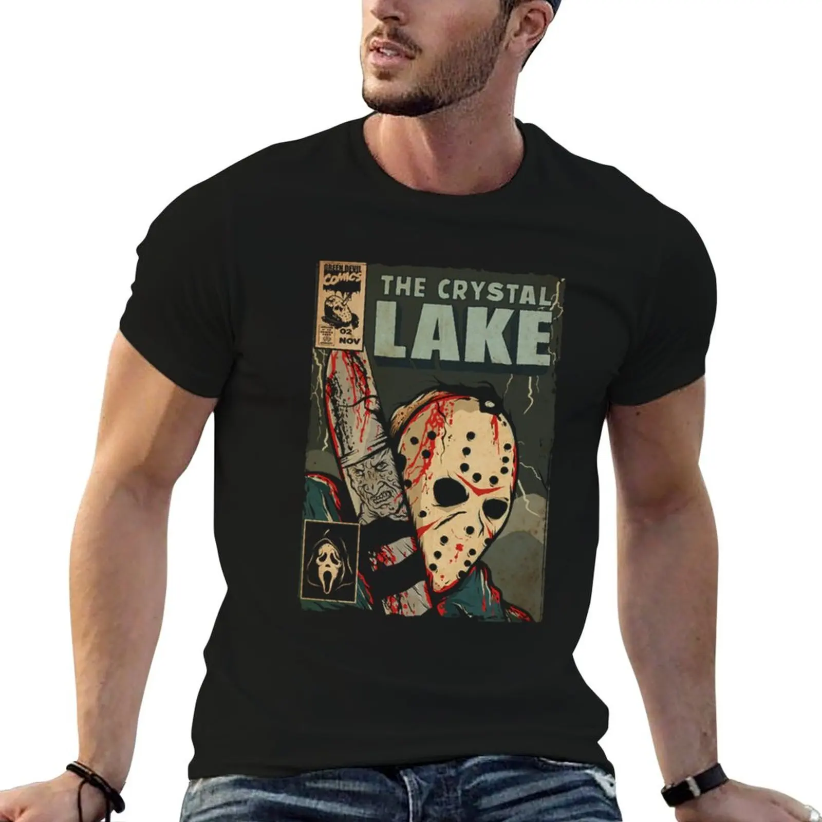 The Crystal Lake Halloween T-Shirt vintage graphic tee customizeds man t shirt valentines boutique clothes mens vintage t shirts
The Crystal Lake Halloween T-Shirt vintage graphic tee customizeds man t shirt valentines boutique clothes mens vintage t shirts