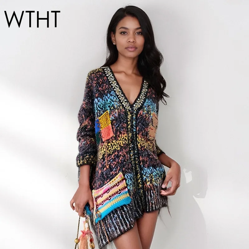 WTHT новый модный женский вязаный кардиган с леопардовым принтом, зима 2022, модный свободный свитер с v-образным вырезом и длинными рукавами, женский 1LS2659
WTHT новый модный женский вязаный кардиган с леопардовым принтом, зима 2022, модный свободный свитер с v-образным вырезом и длинными рукавами, женский 1LS2659