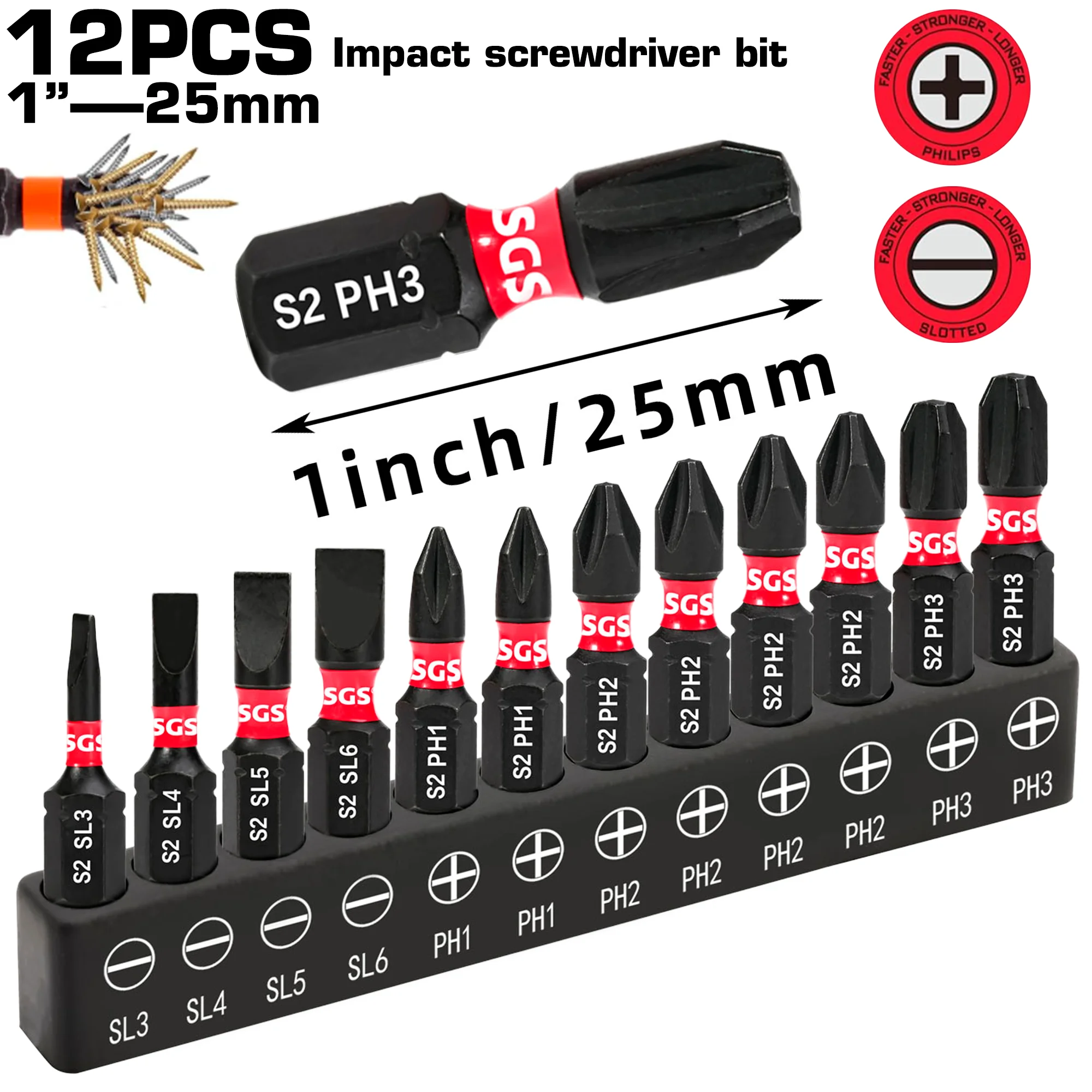 Набор из 12 отверток из стали S2, 25 мм, ударопрочные, устойчивые к ржавчине, с крестообразным (Phillips) и плоским (Flathead) шлицами, черно-красные, двухцветные, подходят для различных местностей.
Набор из 12 отверток из стали S2, 25 мм, ударопрочные, устойчивые к ржавчине, с крестообразным (Phillips) и плоским (Flathead) шлицами, черно-красные, двухцветные, подходят для различных местностей.