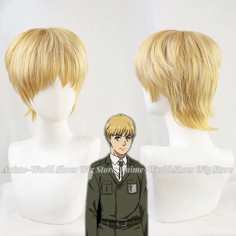 Anime Reiner Braun Yellow Short Synthetic Hair Cosplay Wig Heat Resistance Fiber
Anime Reiner Braun Yellow Short Synthetic Hair Cosplay Wig Heat Resistance Fiber