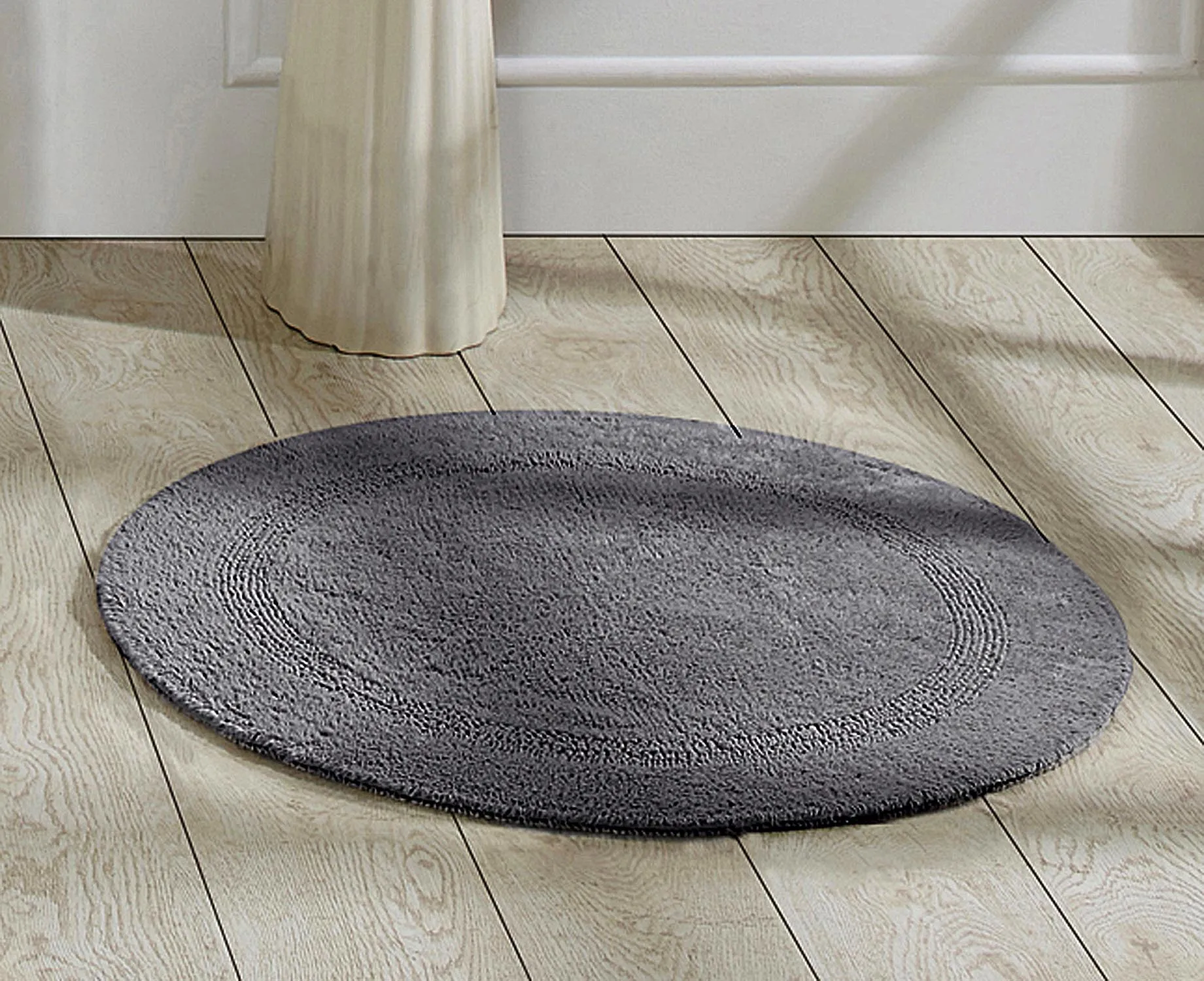 Round Bath Mat 30' Diameter Elegant Reversible Bath Rug, Extra Soft Cotton for Comfort, Absorbent, Ideal for Half Baths and Powd
Round Bath Mat 30' Diameter Elegant Reversible Bath Rug, Extra Soft Cotton for Comfort, Absorbent, Ideal for Half Baths and Powd