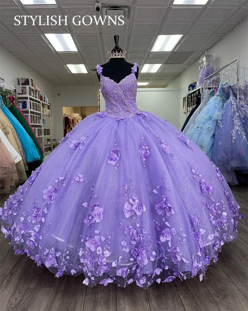 Mexico Purple Bead Quinceanera Dresses Ball Gown 3D Flower Luxury Dress Women 2024 Cape Princess Gown Sweet 16 Customized
Mexico Purple Bead Quinceanera Dresses Ball Gown 3D Flower Luxury Dress Women 2024 Cape Princess Gown Sweet 16 Customized