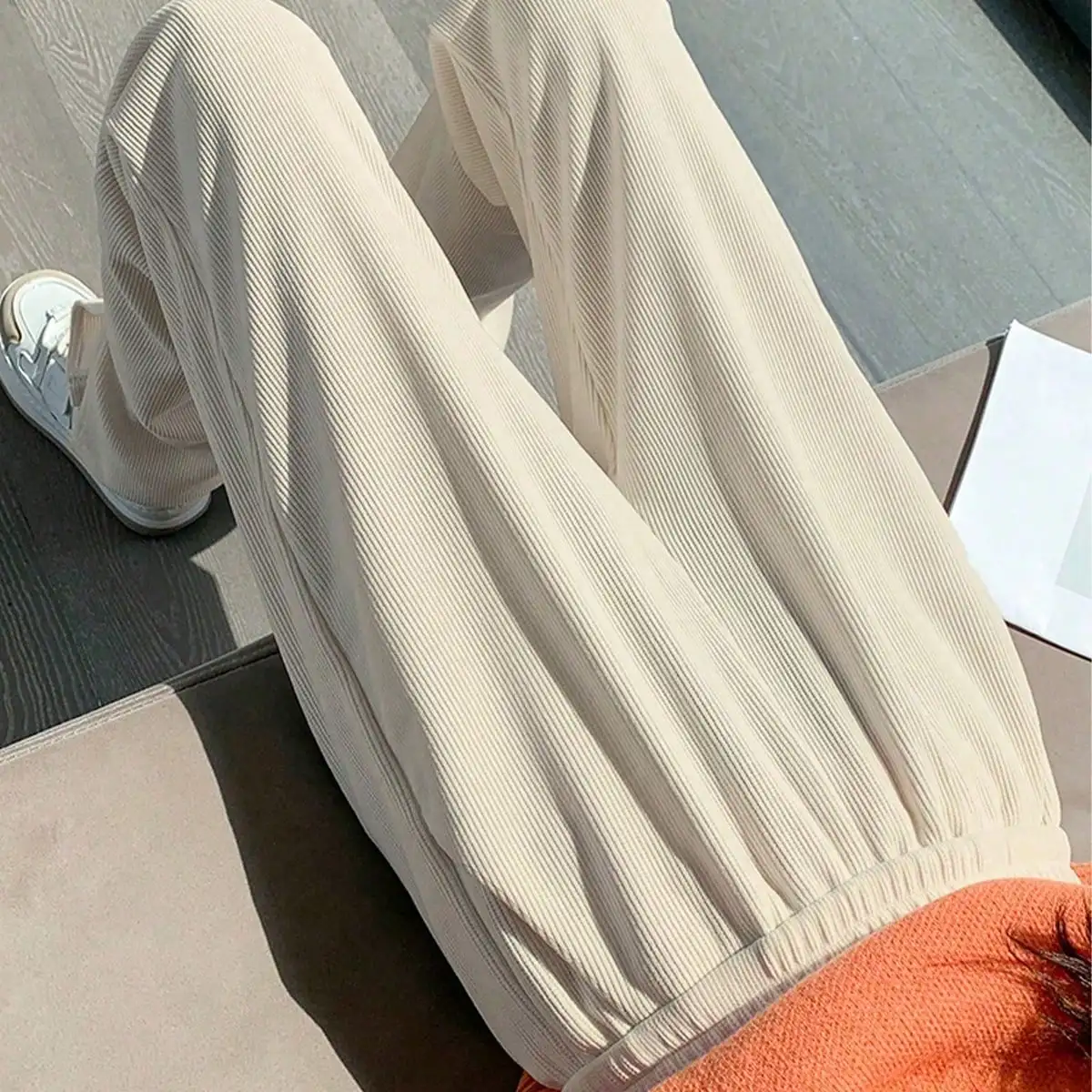 Korean Chic Knitted Slit Wide-Leg Pants for Women, High-Waisted Casual Straight Pants, Drapedy, Lazy Style, Floor-Length Pants
Korean Chic Knitted Slit Wide-Leg Pants for Women, High-Waisted Casual Straight Pants, Drapedy, Lazy Style, Floor-Length Pants