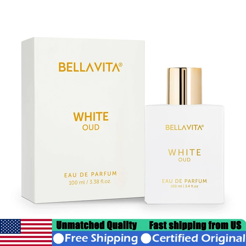 BellaVita White Oud Unisex EDP Spray 3.4 Ounce Premium Arabian Perfumes Lasting Luxury Oriental Pheromones Cologne Perfume 100ML
BellaVita White Oud Unisex EDP Spray 3.4 Ounce Premium Arabian Perfumes Lasting Luxury Oriental Pheromones Cologne Perfume 100ML