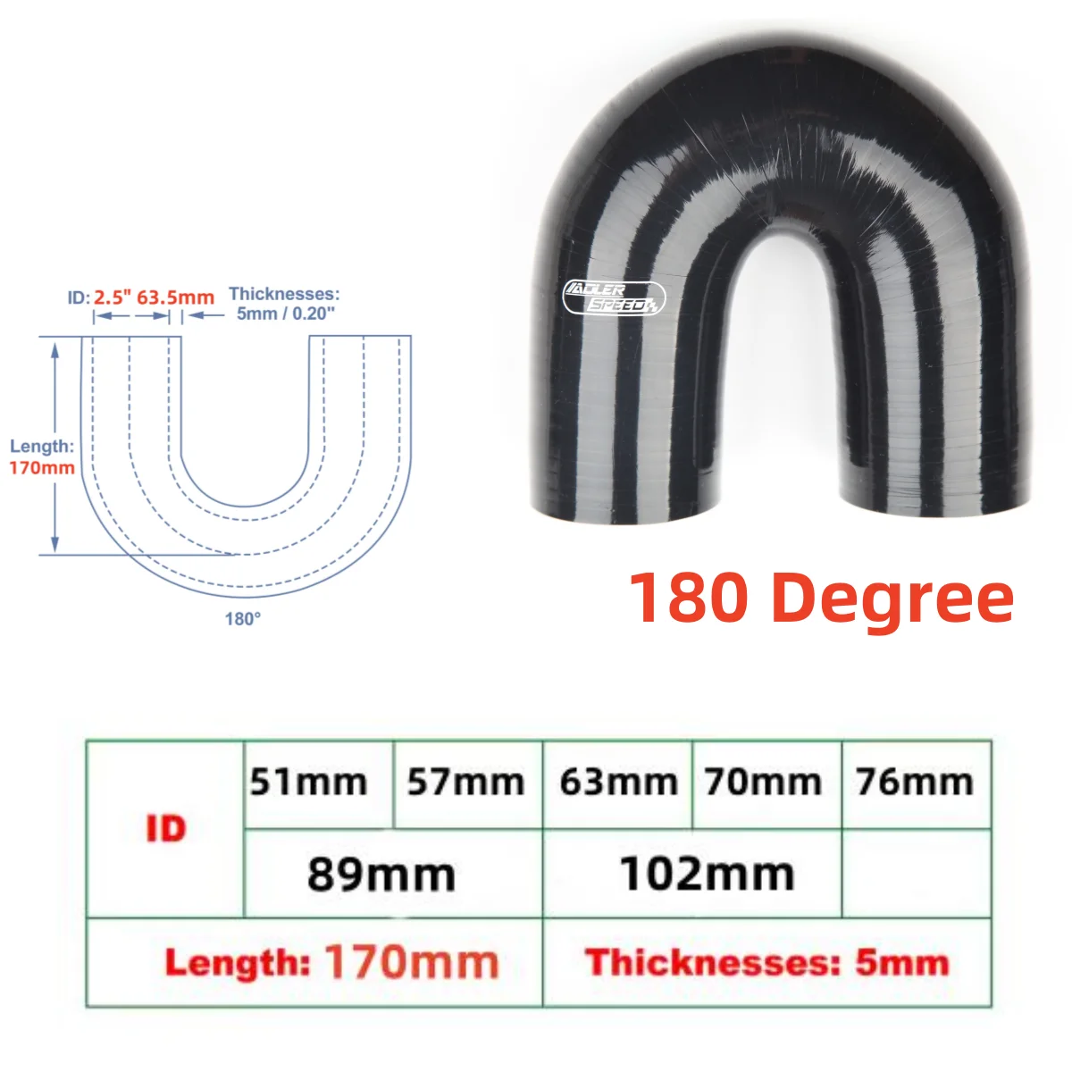 Длина 170 мм, 180 градусов, колено, общий силиконовый шланг охлаждающей жидкости, трубка интеркулера, внутренний шланг 57 мм, 60 мм, 64 мм, 70 мм, 76 мм, 80 мм, 85 мм, 89 мм
Длина 170 мм, 180 градусов, колено, общий силиконовый шланг охлаждающей жидкости, трубка интеркулера, внутренний шланг 57 мм, 60 мм, 64 мм, 70 мм, 76 мм, 80 мм, 85 мм, 89 мм