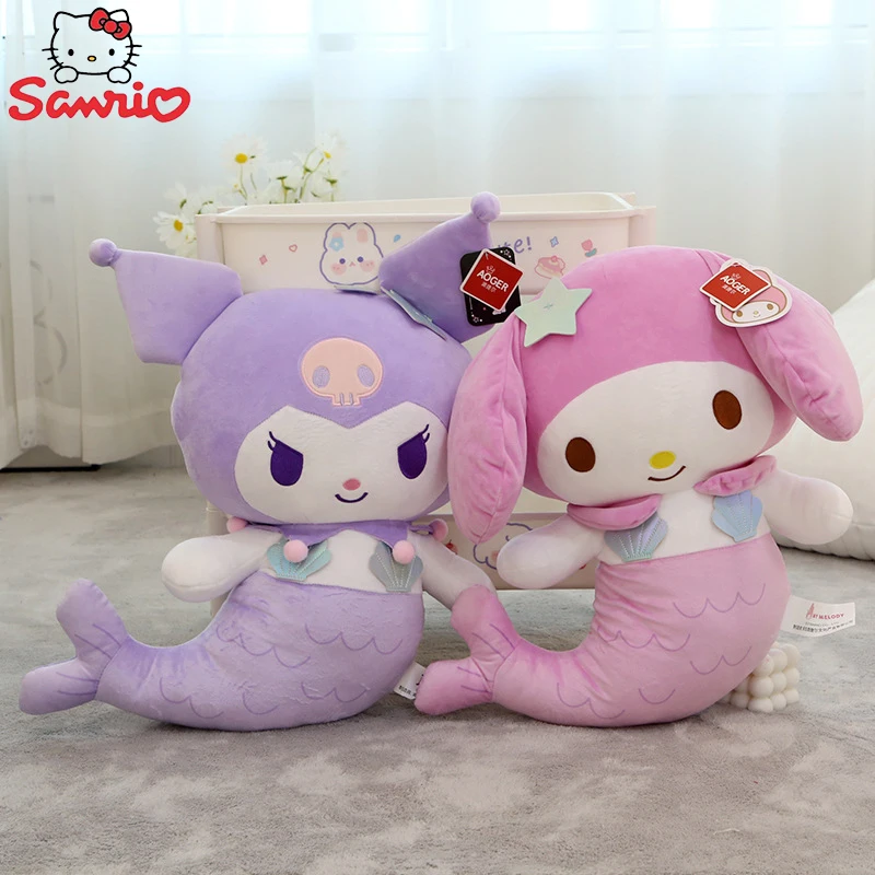 Genuine Sanrio 48cm Kulomi My Melody Hello Kitty Mermaid Series Plush Doll Pillow Kawaii Cute Mermaid Series Plush Pillow Gift.
Genuine Sanrio 48cm Kulomi My Melody Hello Kitty Mermaid Series Plush Doll Pillow Kawaii Cute Mermaid Series Plush Pillow Gift.