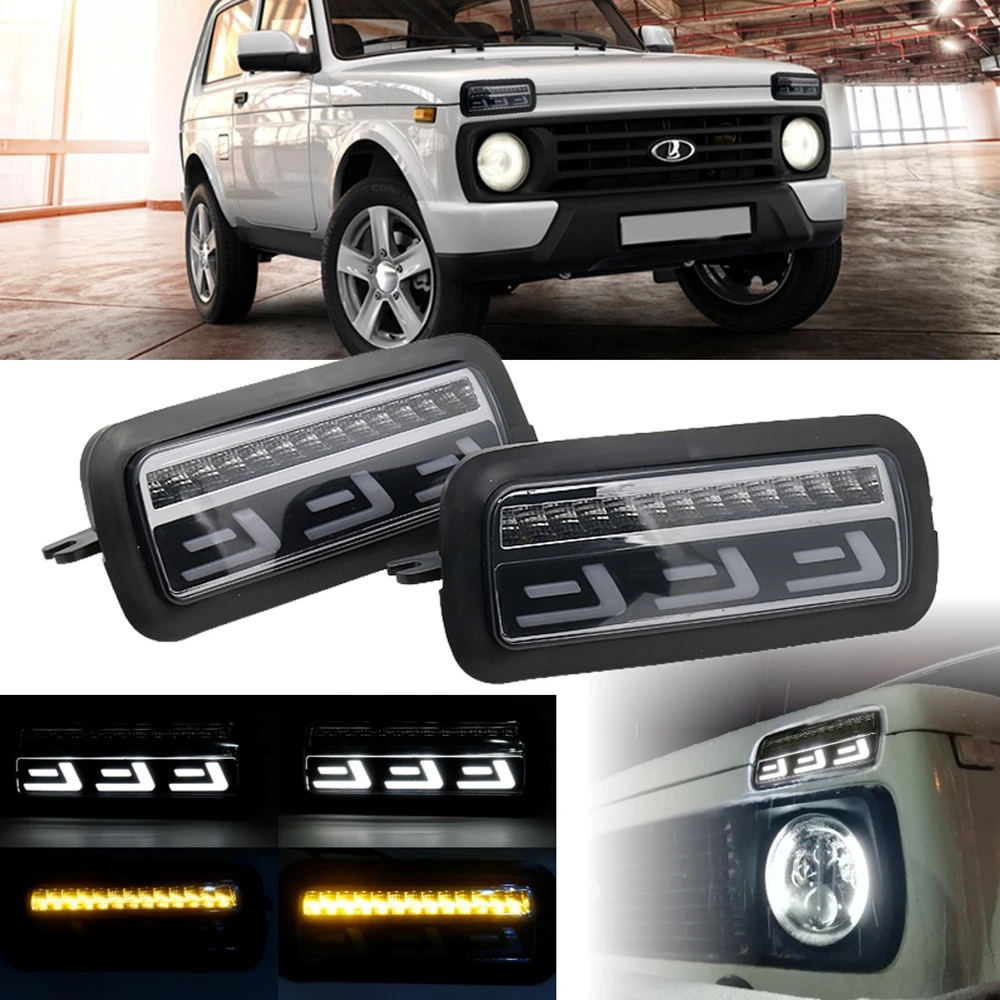 Для Lada Niva 4X4 1995, светодиодные DRL-светильники с указателем поворота PMMA/ABS-пластик, аксессуары для стайлинга автомобилей, тюнинг
Для Lada Niva 4X4 1995, светодиодные DRL-светильники с указателем поворота PMMA/ABS-пластик, аксессуары для стайлинга автомобилей, тюнинг