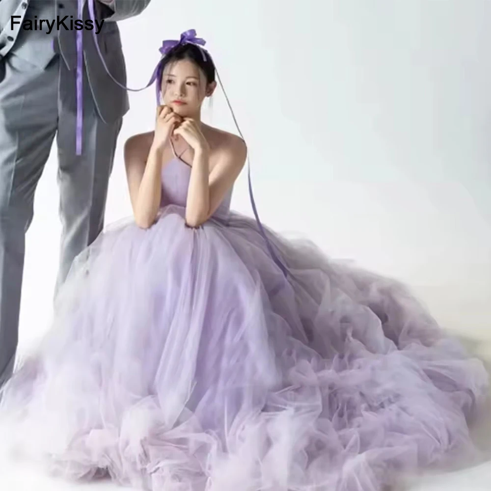 FairyKissy Fairy Baby Purple Wedding Dresses A-Line Halter Floor Length Ruffles Prom Dress Korea Photo Shoot Elegant Party Gowns
FairyKissy Fairy Baby Purple Wedding Dresses A-Line Halter Floor Length Ruffles Prom Dress Korea Photo Shoot Elegant Party Gowns