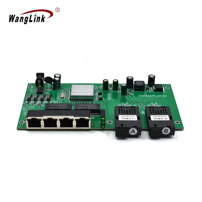 Wanglink-SKD CKD 2GF4GE Gigabit, 10/100/1000M 2 SC Fiber + 4 Port, POE PCBA, IEEE802.3AF/AT, Fiber Optic, PCBA
Wanglink-SKD CKD 2GF4GE Gigabit, 10/100/1000M 2 SC Fiber + 4 Port, POE PCBA, IEEE802.3AF/AT, Fiber Optic, PCBA