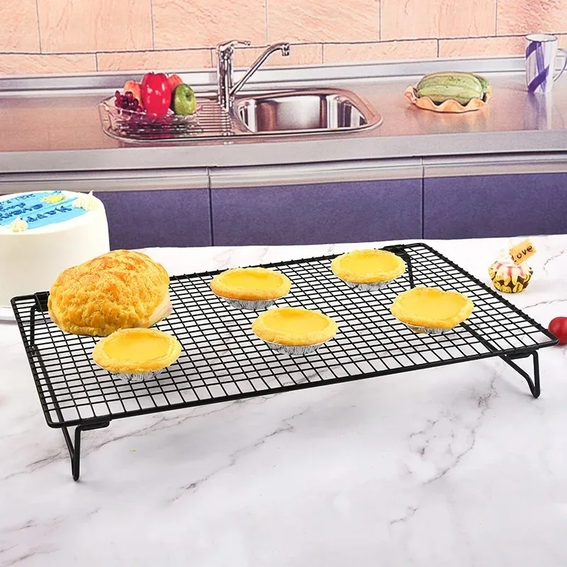 1 Large Square Cooling Rack - Foldable Black Non-Stick Cake & Bread Cooling Grid, Heavy Duty Baking Wire Rack for Oven
1 Large Square Cooling Rack - Foldable Black Non-Stick Cake & Bread Cooling Grid, Heavy Duty Baking Wire Rack for Oven
