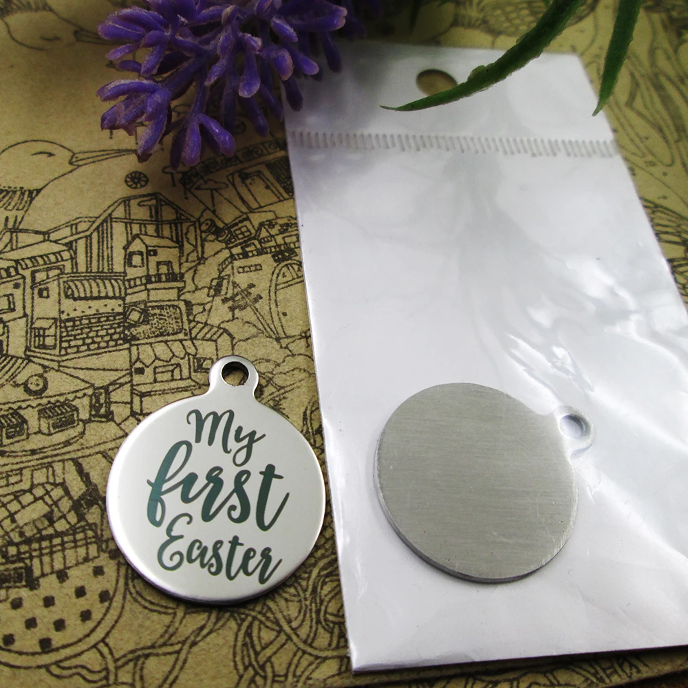 20pcs/lot--"my first easter"stainless steel charms more style for choosing DIY Charms pendants for necklace
20pcs/lot--"my first easter"stainless steel charms more style for choosing DIY Charms pendants for necklace