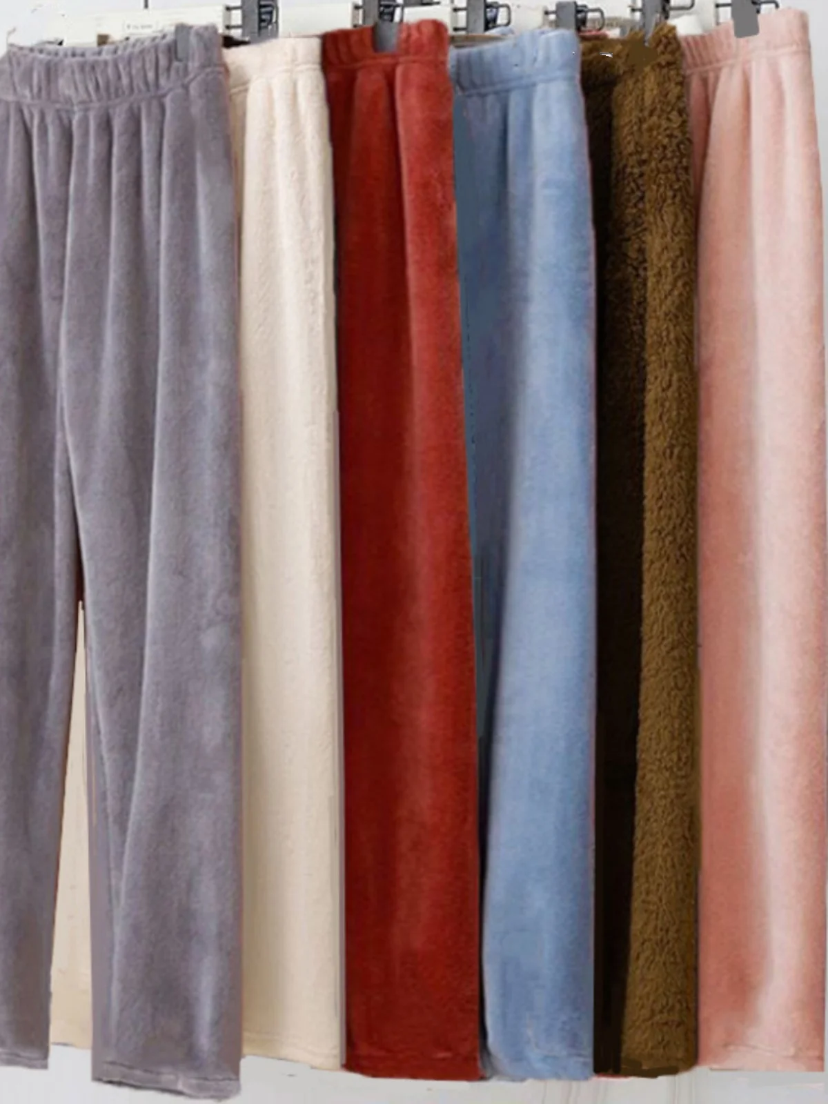 Coralline Fleece Sleepwear Women's Winter Thickened Straight Leg Lazy Pants Home Leisure Wear Outdoor Casual Sweatpants
Coralline Fleece Sleepwear Women's Winter Thickened Straight Leg Lazy Pants Home Leisure Wear Outdoor Casual Sweatpants