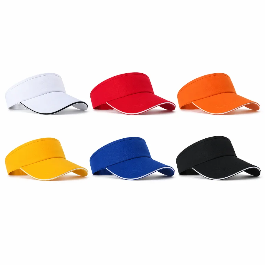 Adjustable Sports Sun Visor Hat for Women Men Solid Color Breathable Wide Brim Summer Cap for Golf Tennis Running Beach Outdoor
Adjustable Sports Sun Visor Hat for Women Men Solid Color Breathable Wide Brim Summer Cap for Golf Tennis Running Beach Outdoor