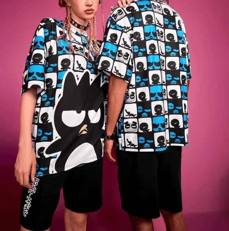 Sanrio Cool Penguin Adult and Children's Grid 3D Printed T-shirt Blue Black Checkerboard Street Trendy Cool Short Sleeve
Sanrio Cool Penguin Adult and Children's Grid 3D Printed T-shirt Blue Black Checkerboard Street Trendy Cool Short Sleeve