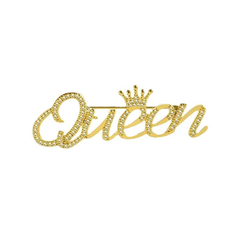 Custom Name Brooch Personalized Diamond Letter Badge Stainless Steel Customized Logo Rhinestone Broochs Women Unique Jewelry
Custom Name Brooch Personalized Diamond Letter Badge Stainless Steel Customized Logo Rhinestone Broochs Women Unique Jewelry