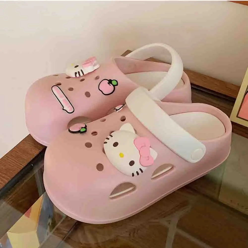 Hello Kitty Women's Slippers Cartoon Home Shoes Anti Slip Eva Soft and Comfortable Summer Thick Soled Shoes Bathroom Slippers
Hello Kitty Women's Slippers Cartoon Home Shoes Anti Slip Eva Soft and Comfortable Summer Thick Soled Shoes Bathroom Slippers