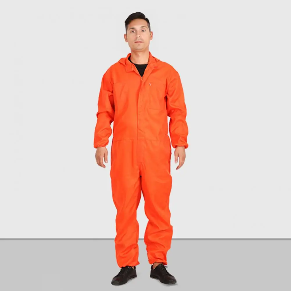 Stain-resistant Work Jumpsuit Camouflage Print Hooded Work Jumpsuit with Waist Tight Design Anti-fouling Cargo Pockets Unisex
Stain-resistant Work Jumpsuit Camouflage Print Hooded Work Jumpsuit with Waist Tight Design Anti-fouling Cargo Pockets Unisex