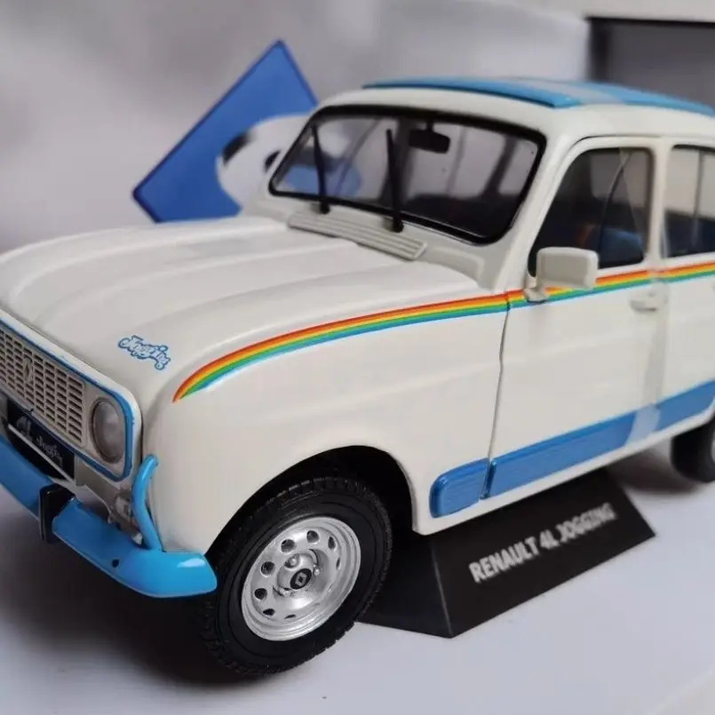 Solido 1/18 Renault 4L Jogging Car Model, Alloy, Front Wheel Steering
Solido 1/18 Renault 4L Jogging Car Model, Alloy, Front Wheel Steering