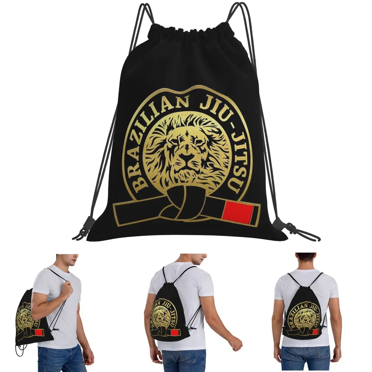 Jiu-Jitsu Warrior Japanese Bjj Gi And Black Belt Mma Backpacks Portable Drawstring Bags Sundries Bag Book Bags for Travel School
Jiu-Jitsu Warrior Japanese Bjj Gi And Black Belt Mma Backpacks Portable Drawstring Bags Sundries Bag Book Bags for Travel School