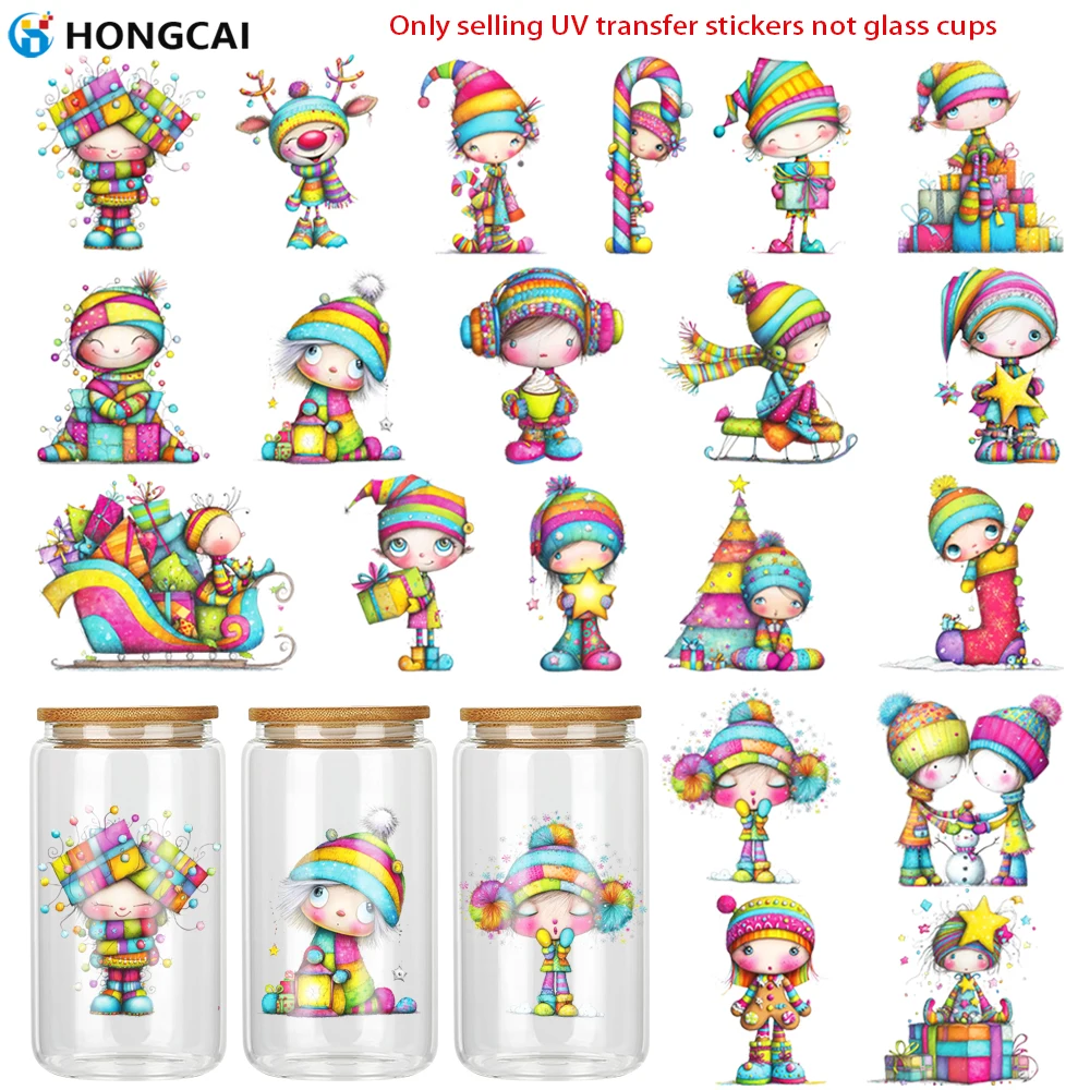 Hongcai 2-Piece Valentine's Day Heart-Shaped UV DTF Crystal Decals 20 Designs Warm Colors Long-Lasting Patterns Waterproof
Hongcai 2-Piece Valentine's Day Heart-Shaped UV DTF Crystal Decals 20 Designs Warm Colors Long-Lasting Patterns Waterproof