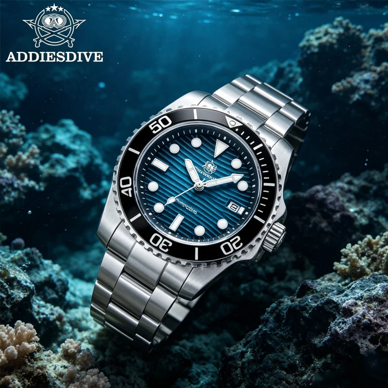 ADDIESDIVE Watch Desert Dial Japan 2115 Quartz Wristwatch 41MM Super Luminous 200m Waterproof 316L Stainless Steel Watches New
ADDIESDIVE Watch Desert Dial Japan 2115 Quartz Wristwatch 41MM Super Luminous 200m Waterproof 316L Stainless Steel Watches New
