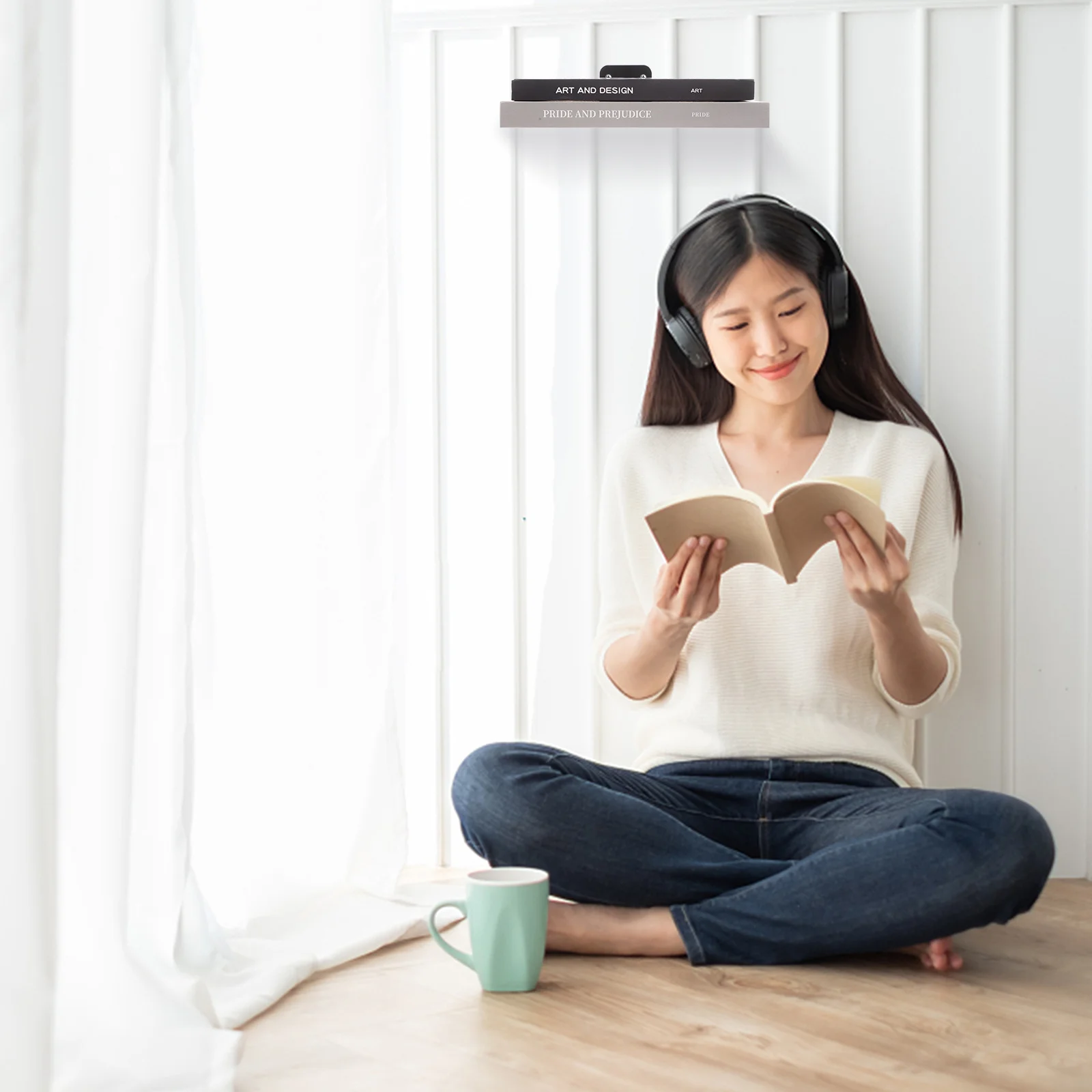 Wall Mounted Floating Bookshelf Invisible Metal Book Holder Space Saving Bookshelf for Home Office Nursery Storage Solution
Wall Mounted Floating Bookshelf Invisible Metal Book Holder Space Saving Bookshelf for Home Office Nursery Storage Solution