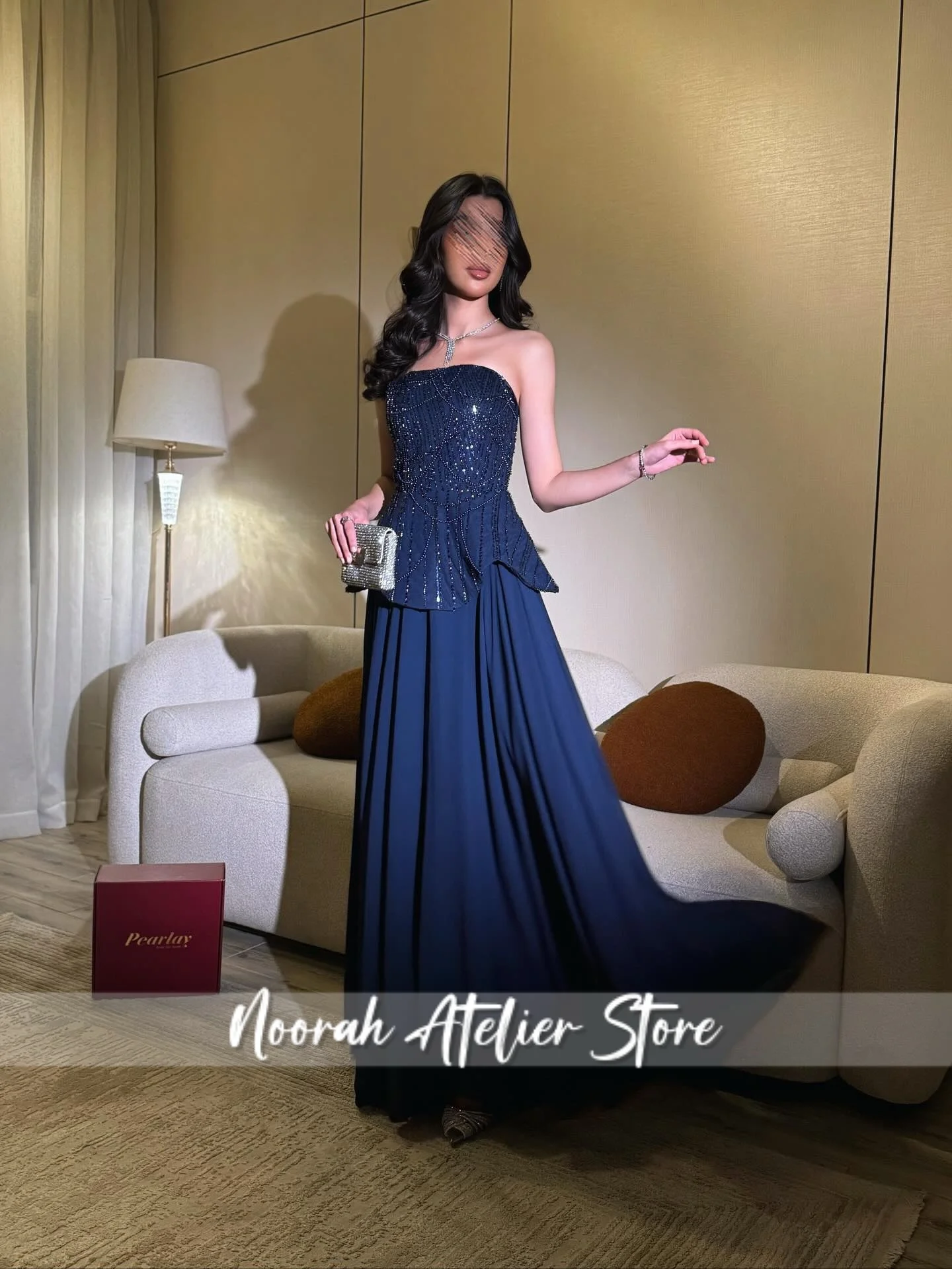 Blue Beaded Tassel Strapless Elegant Luxury Evening Dress 2026 Aline Prom Dress Wedding Gown فساتين سهرات Customized
Blue Beaded Tassel Strapless Elegant Luxury Evening Dress 2026 Aline Prom Dress Wedding Gown فساتين سهرات Customized