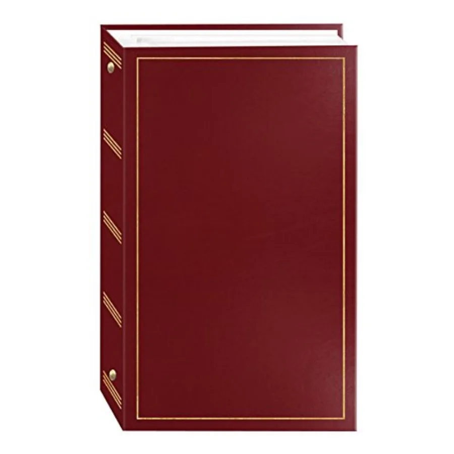 3-Ring Photo Album 204 Pockets Hold 4x6 Photos, Burgundy Red
3-Ring Photo Album 204 Pockets Hold 4x6 Photos, Burgundy Red