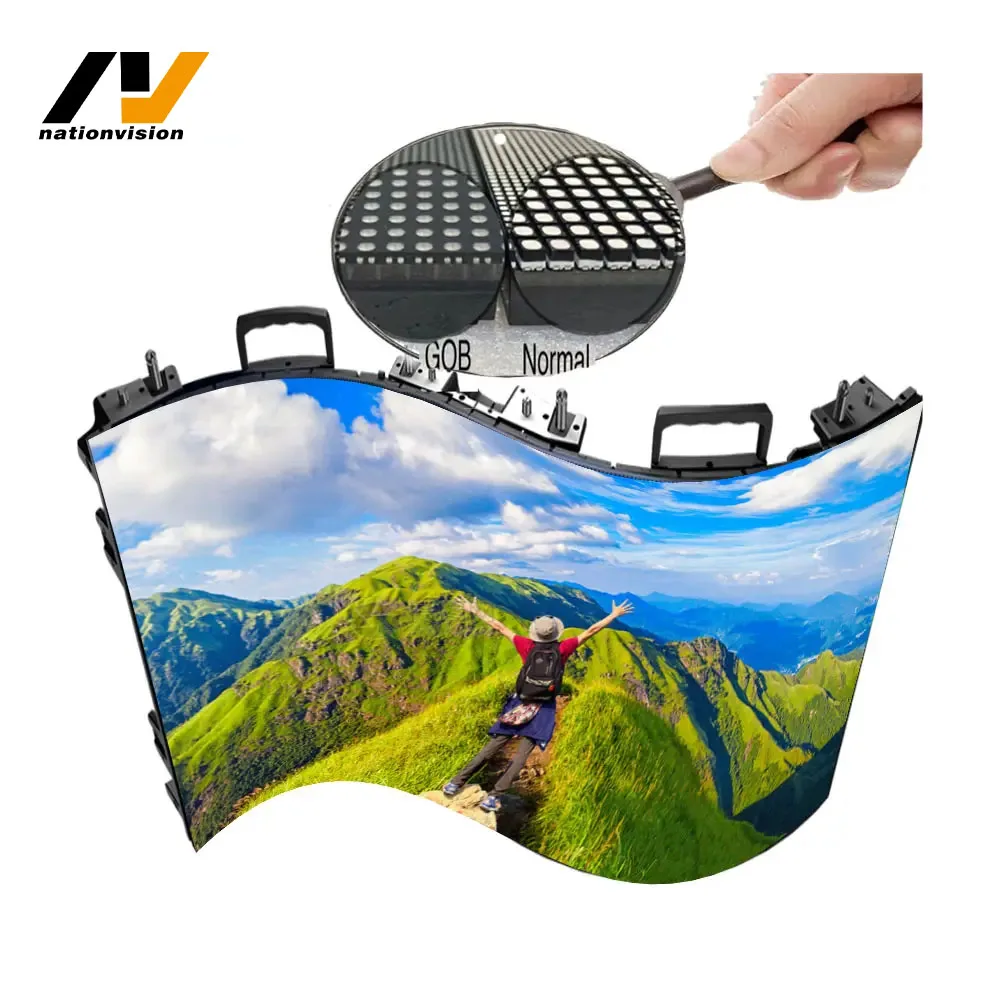 New Arrival P1.95 Waterproof LED Cabinet Flexible Outdoor Video Wall Display Rental IP65 Rated Graphic Displays
New Arrival P1.95 Waterproof LED Cabinet Flexible Outdoor Video Wall Display Rental IP65 Rated Graphic Displays