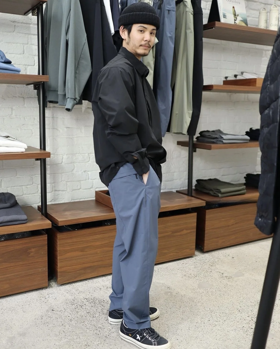 Goldwin мужские водонепроницаемые походные брюки всенаправленные эластичные зауженные повседневные брюки в стиле ретро Tee-Ester Fiber Youthful Vitali
Goldwin мужские водонепроницаемые походные брюки всенаправленные эластичные зауженные повседневные брюки в стиле ретро Tee-Ester Fiber Youthful Vitali