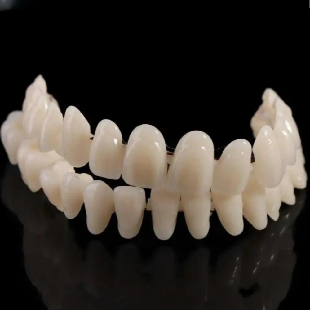 12×28 Pcs/Pair Simulation Denture Model Double Row Plastic False Teeth Dental Teaching Material for Medical Training Practice
12×28 Pcs/Pair Simulation Denture Model Double Row Plastic False Teeth Dental Teaching Material for Medical Training Practice