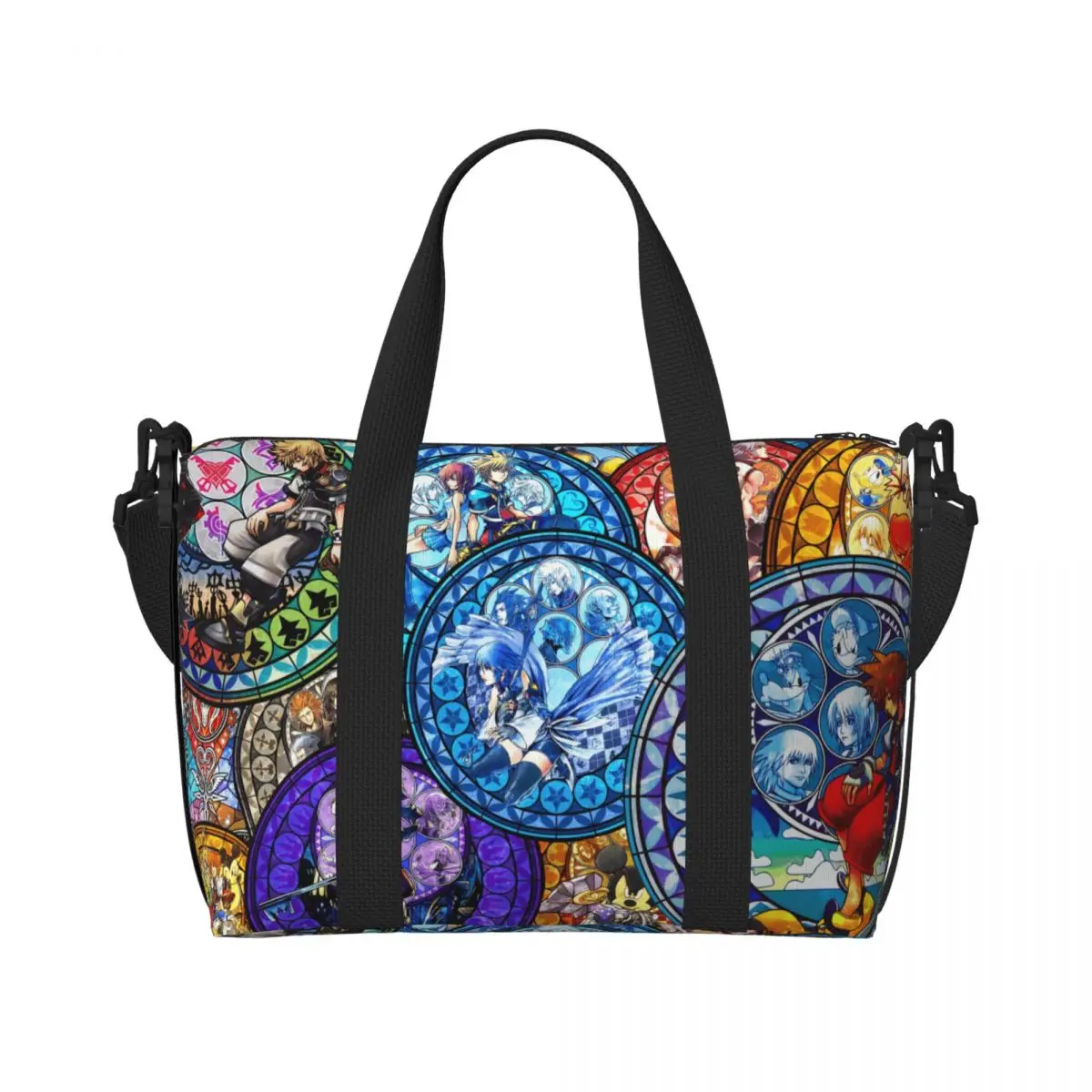 Custom Kingdom Hearts Box Art Tote Bag Women Large Capacity Anime Game Gym Beach Shoulder Travel Bag
Custom Kingdom Hearts Box Art Tote Bag Women Large Capacity Anime Game Gym Beach Shoulder Travel Bag